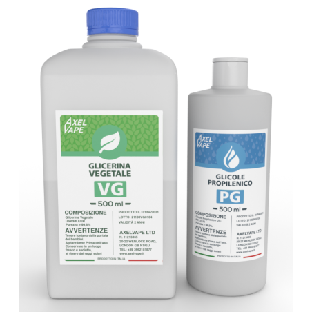 1 Liter 50/50 VG/PG Neutral Base Kit